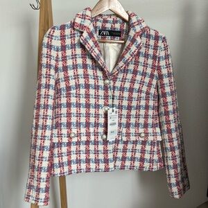Zara tweed jacket - NEW with tags